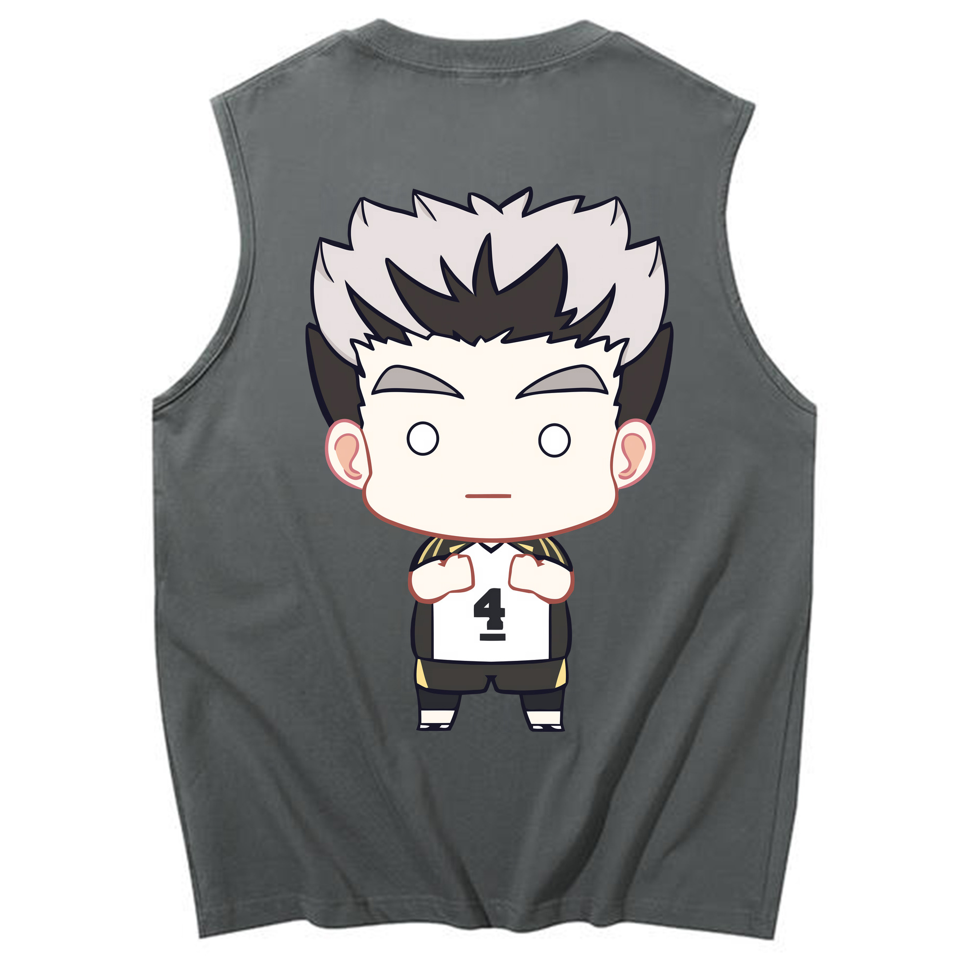（画像用） ハイキュー!! Haikyu!! コットン100％タンクトップ（背面プリント）